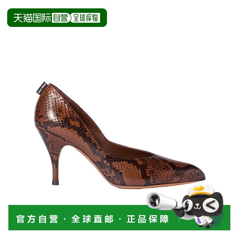香港直邮Miu Miu 尖头高跟鞋 5I546E3B3KFA085