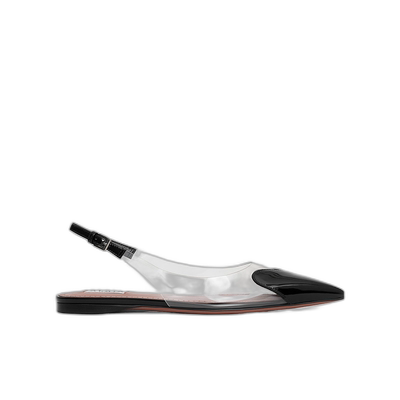 香港直邮Alaia LE CŒUR 平底露跟鞋 AA3E047CK150女鞋单鞋