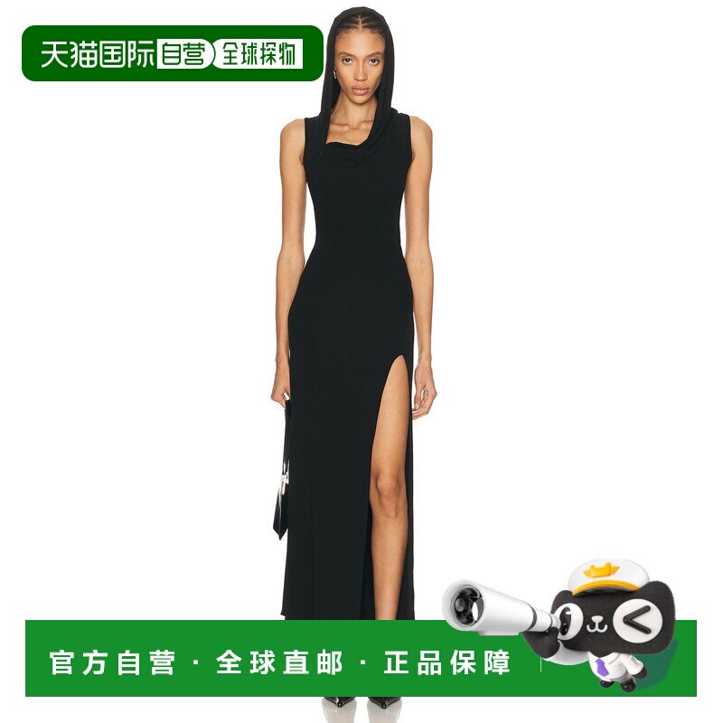1h可退 香港直邮Mugler 穆勒 女士 连帽睡裙 25F1RO17796026礼服
