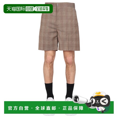 1h可退 香港直邮GIVENCHY 男士短裤 BM50YC147F234 SS2022 棕色 P