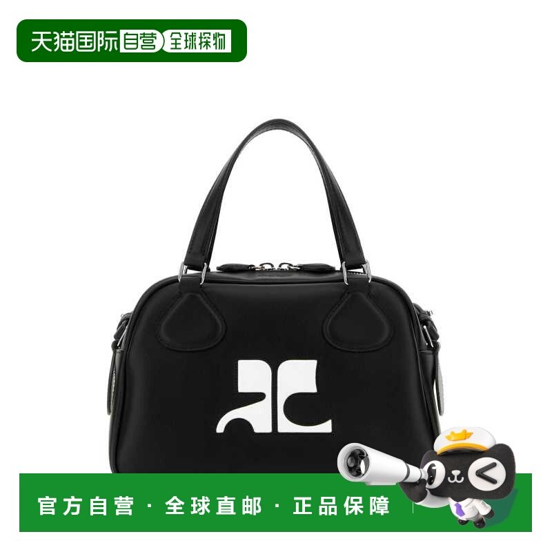 香港直邮Courreges 女士 REEDITION 黑色皮革手袋 PERGSA062CR006,箱包皮具/热销女包/男包,通用款女包,淘宝优惠券,粉丝福利购,淘宝优惠卷