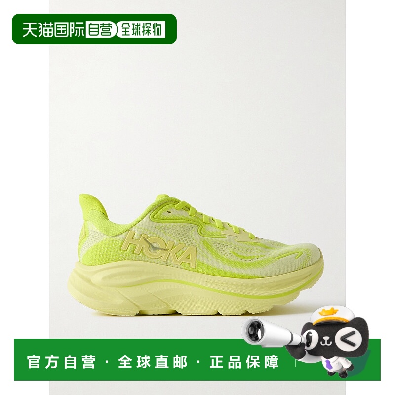1h可退 香港直邮Hoka One One 女士 Clifton 10 jacquard-mesh 橡