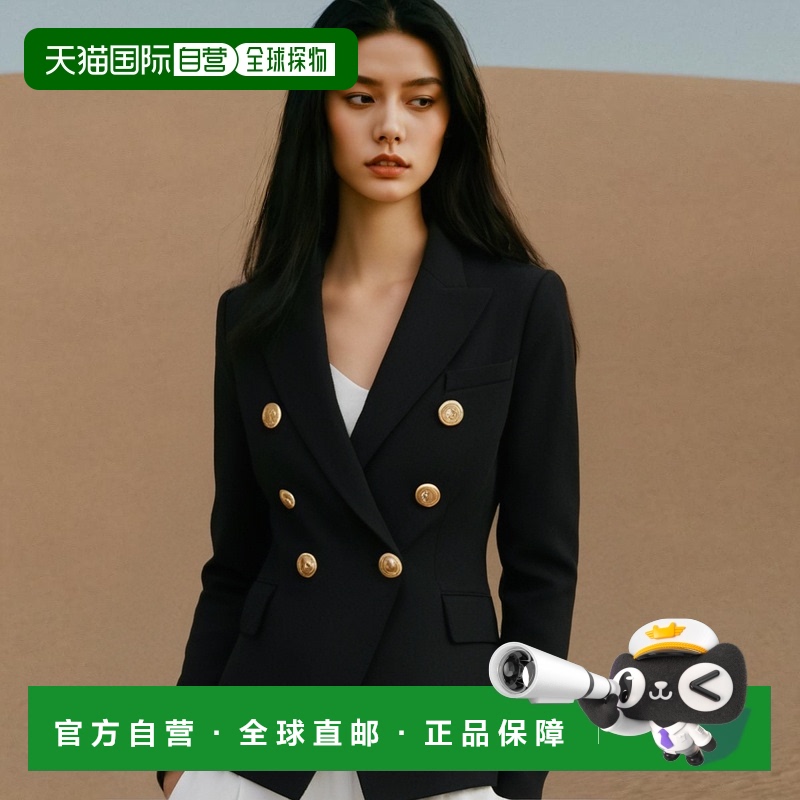 香港直邮Balmain 双排扣西装外套 CF1SG008WB08