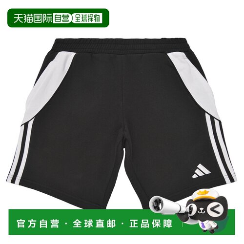 欧洲直邮adidas 男孩衣服 短裤/百慕大短裤 黑色 春夏 TIRO24 SWS