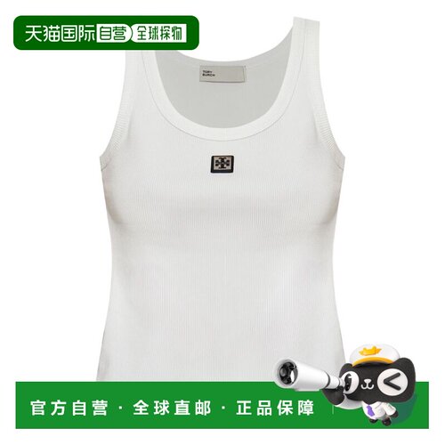 1h可退 香港直邮TORY BURCH 女士背心吊带 165173047 CO 白色 罗