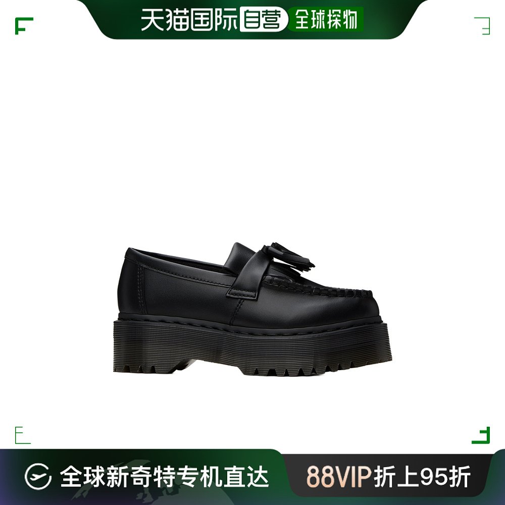 香港直邮Dr. Martens Adrian Quad Mono厚底乐福鞋 30648001