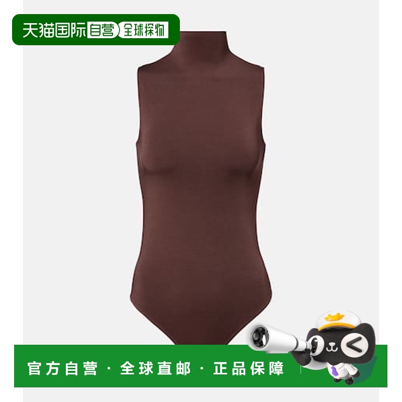 1h可退 香港直邮Wolford 女士 高领连体衣 brown棕色 舒适时尚