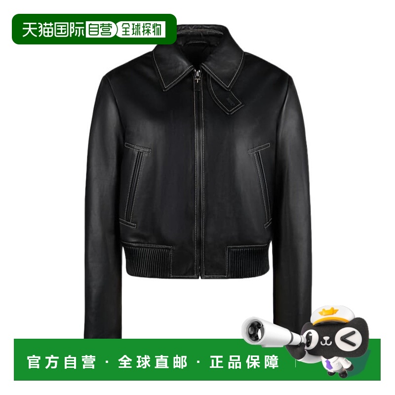 香港直邮Tod's 短款皮革飞行员夹克 X1W11511030WWO