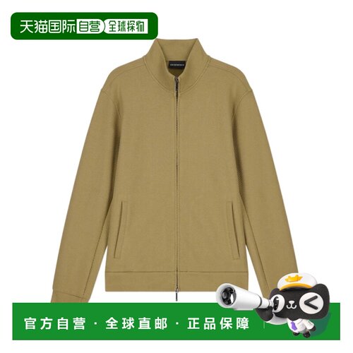 Emporio Armani 立领拉链提花卫衣外套 EM007350AF13700