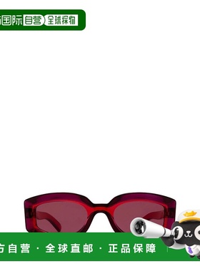 1h可退 香港直邮Gucci 古驰 女士 几何框太阳镜 GG1719S red红色