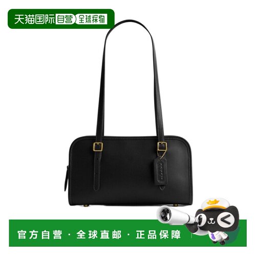 1h可退 香港直邮COACH 女士手提包 CM565B4BK SS2025 黑色 拉链单