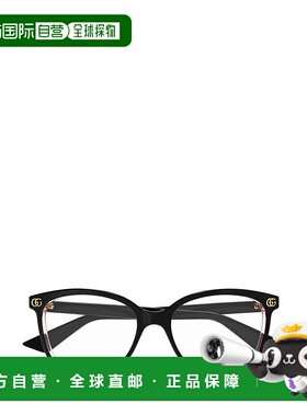 1h可退 香港直邮Gucci 古驰 女士 全框平光镜 GG1816O black黑色