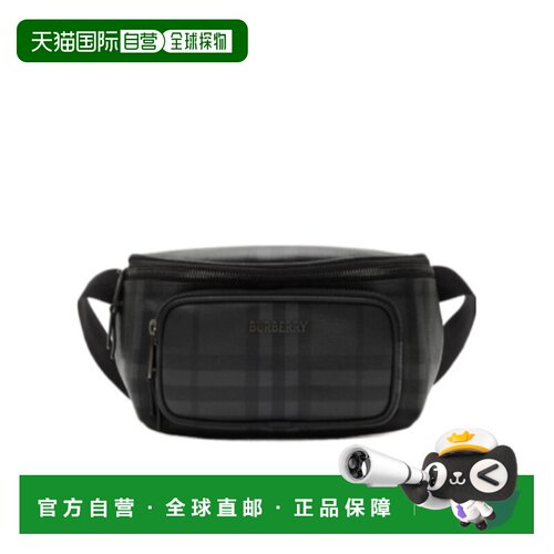 香港直邮BURBERRY/博柏利 男士 City 格纹腰包 26FW
