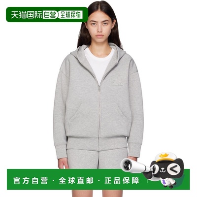 付款1h内可退 香港直邮ANINE BING 女士 灰色 Bond Zip Up Framed