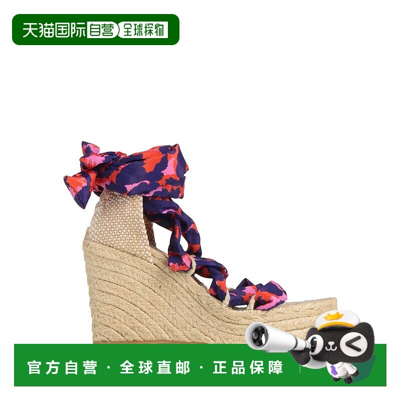 香港直邮Diane Von Furstenberg X CastaÑer 女士 帆布面凉鞋