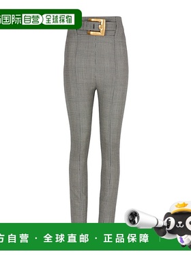 1h可退 香港直邮Balmain 威尔士亲王提花弹力裤 GF1PL025WD31裤子