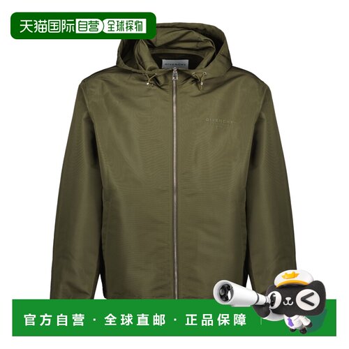 1h可退 香港直邮GIVENCHY 男士夹克 BM01DR166P305 AW2025 绿色