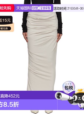 1h可退 香港直邮Entire Studios 女士 灰白色半身裙 ESSS26SK0124