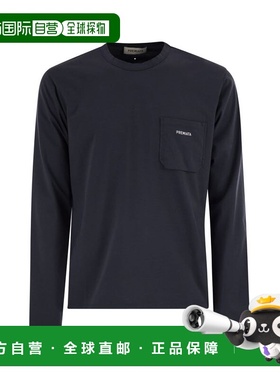 1h可退 香港直邮premiata 男士 棉质针织T恤 PA1029BLUE blue蓝色