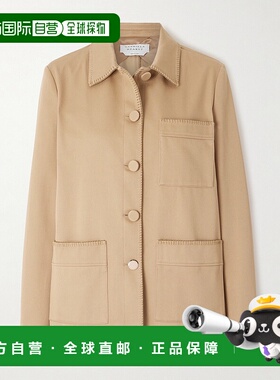 香港直邮Gabriela Hearst 女士 Ulu 棉质斜纹布夹克 4255050T127C