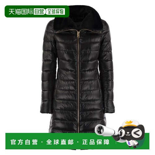 1h可退 香港直邮Herno 女士 ELISA 长款轻尼龙羽绒夹克 PI0650DIC