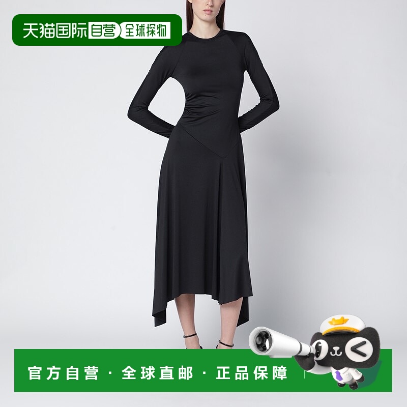 香港直邮VICTORIA BECKHAM 维多利亚 贝克汉姆 女士 黑色不对称中