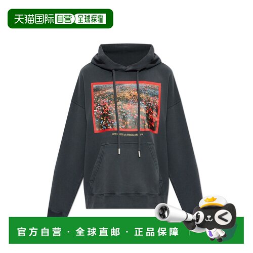 1h可退 香港直邮OFF-WHITE 女士卫衣 2FE00447T0W045 AW2026 灰色