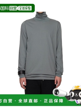 1h可退 香港直邮Rick Owens Concordians Surf 高领T恤 RU02E1286