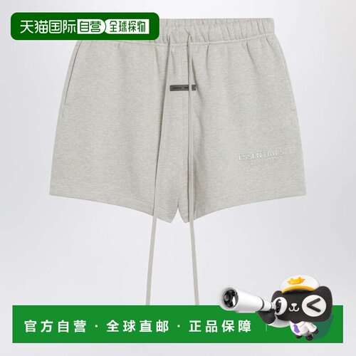 1h可退 香港直邮essentials fear of god 女士 Greige 棉混纺短裤