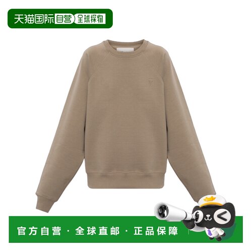 1h可退 香港直邮Ami Paris 女士针织衫 USW757747FA036 SS2026 棕