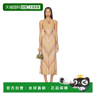 1h可退 香港直邮MISSONI 米索尼 女士 无袖长款连衣裙 DS26SG28