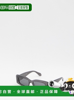 1h可退 香港直邮alaia 女士 矩形太阳眼镜 AA0078S800 grey灰色