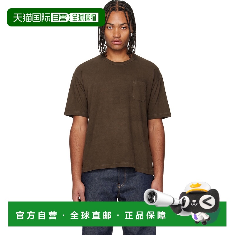 1h可退 香港直邮Visvim 维斯维木 男士 棕色 Jumbo T 恤 01252050