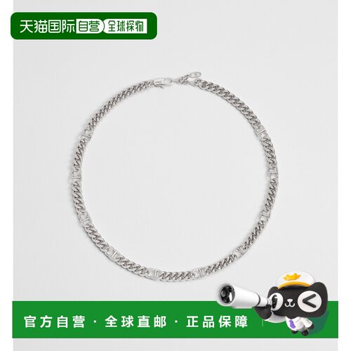 自营 欧洲直邮Dior迪奥 CD Icon男士银色黄铜细链【付后1h可退】