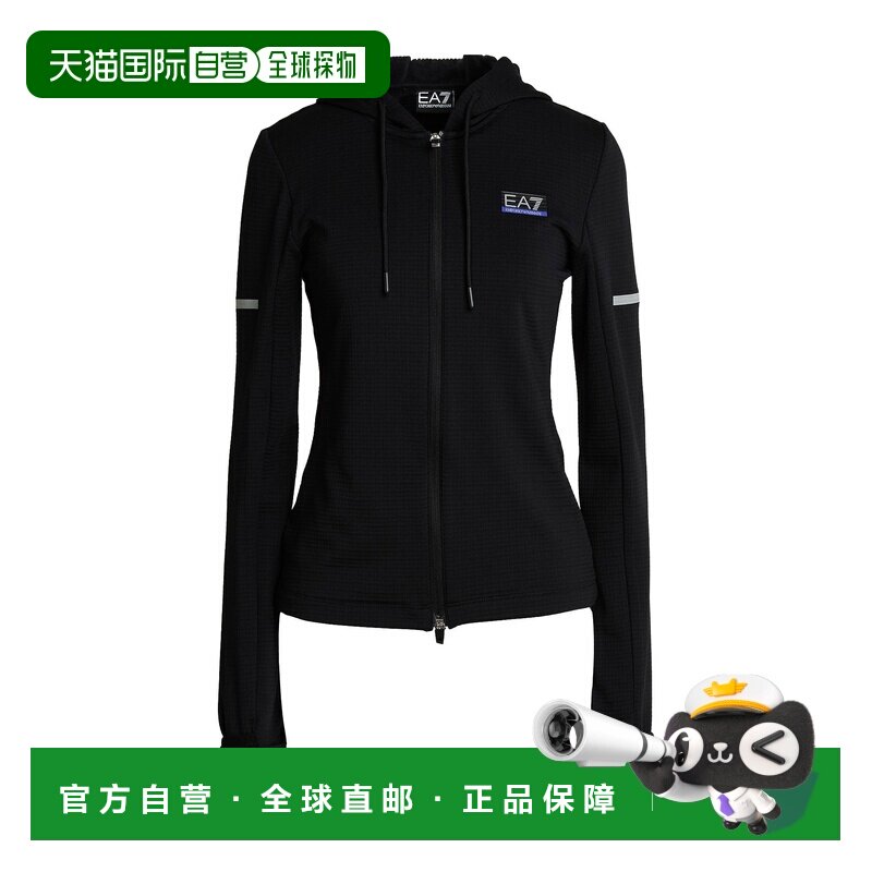 1h可退 香港直邮Ea7 女士 运动衫帽衫连帽衫卫衣