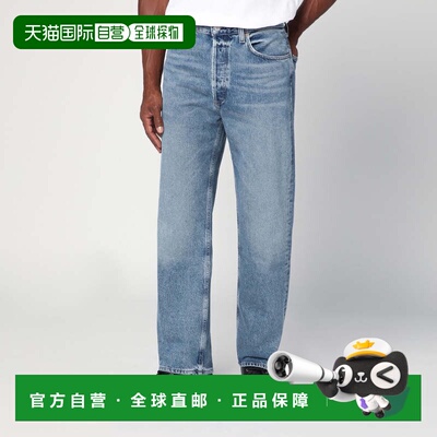 香港直邮AGOLDE 男士 washed-effect 浅蓝牛仔裤 A6421371FRCT