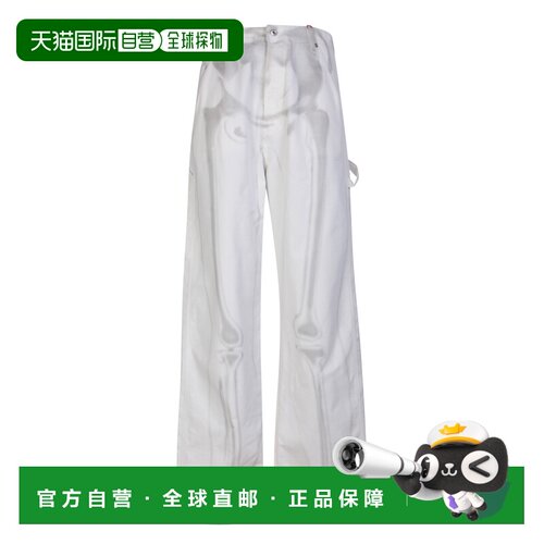 香港直邮OFF-WHITE 男士牛仔裤 OMYA173S23DEN003【付后1h可退】