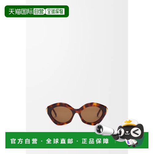 自营欧洲直邮Loewe罗意威 Coil Cateye女士醋酸纤维猫眼形太阳镜
