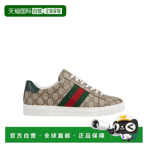 自营1h可退 Gucci ACE 织带休闲运动鞋 760775FACMZ古驰