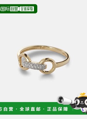 香港直邮stone and strand 女士 系带14kt金钻石戒指