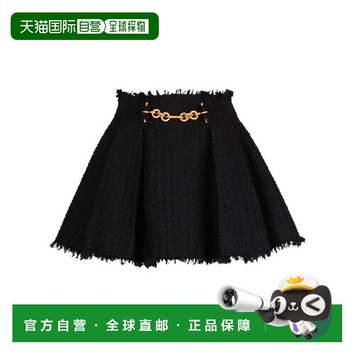 香港直邮BALMAIN 女士半身裙 GF1LBB34XL810PA SS【付后1h可退】