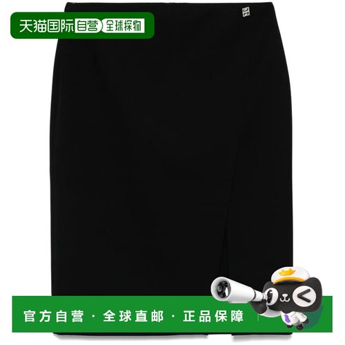 香港直邮GIVENCHY 女士半身裙 BW40V615CT001 AW2024 黑色 Black