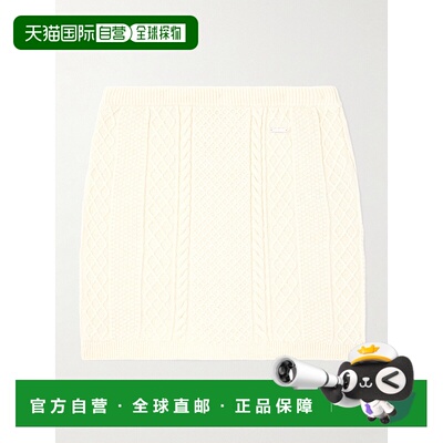 1h可退 香港直邮J.W. Anderson 女士 粗线针织有机棉混纺半身裙 K