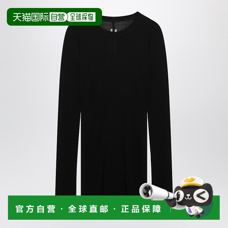 1h可退 香港直邮rick owens 瑞克 欧文斯 男士 長袖針織T卹 RU01F