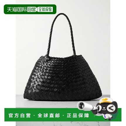 香港直邮DRAGON DIFFUSION 女士 Santa Croce 大号编织皮革手提包