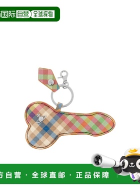香港直邮Vivienne Westwood 格纹钥匙扣 82030119US001S