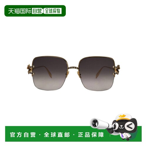 香港直邮mcqueen 亚历山大 麦昆 女士 太阳眼镜
