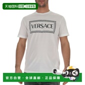 香港直邮Versace 徽标圆领T恤范思哲男装 A81548A201952A001
