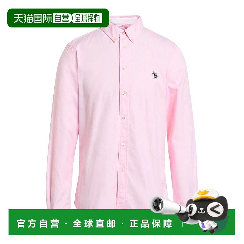 1h可退 香港直邮Paul Smith 男士 衬衫 pink粉色 舒适时尚