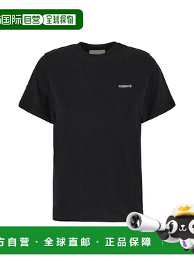 1h可退 香港直邮Coperni 女士 黑色棉质T恤 COPJS03F5036BLKWHT